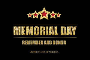 Memorial day background vector art