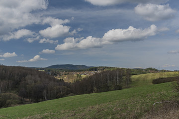 Landscape near Horni Slavkov town