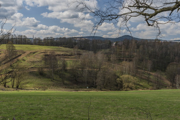 Landscape near Horni Slavkov town