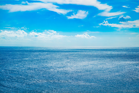 Fototapeta Exotic blue tropical ocean / sea tropical scenery.