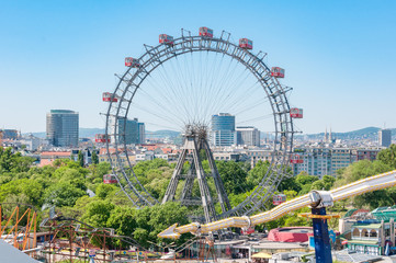 Ferris Wheel in the Prater in Vienna - Riesenrad