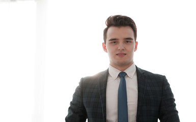 business people.portrait of confident businessman