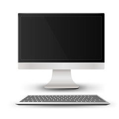 Flat screen. vector illustration