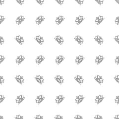 Lotus outline seamless pattern. Background from indian flowers for your website. Indian backdrop for fabric. Vector illustration
