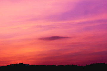 Colorful sky whit cloud at morning time.