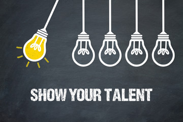 Show your Talent / Lampen / Konzept