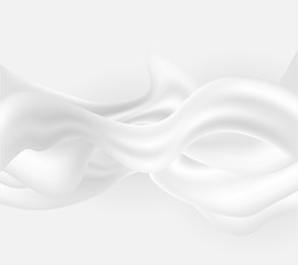 White soft color tone, wavy lines background.