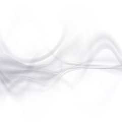 White soft color tone, wavy lines background.