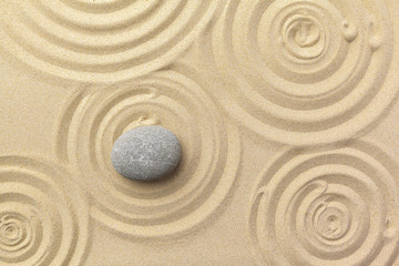 Fototapeta na wymiar zen garden meditation stone background