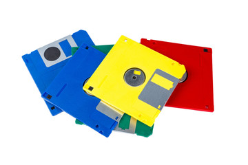 floppy disk isolated