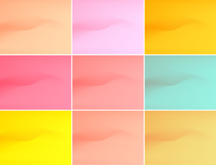Beauty and fashion concept gradient mesh art minimal backgrounds with soft pastel color tone.