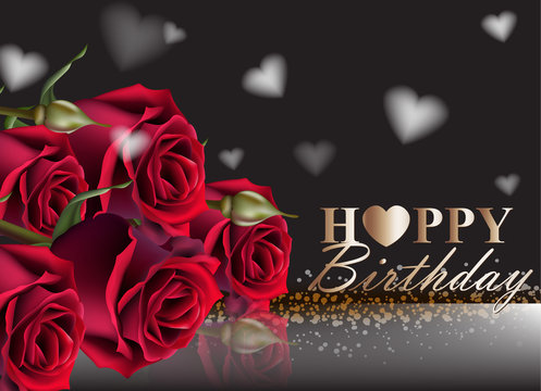 Happy Birthday Roses Images – Browse 108,791 Stock Photos, Vectors, and Video