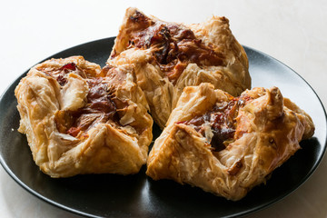 Turkish Bohca Borek with Pastrami / Pastirma Burek