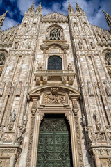Fototapeta na wymiar Milan cathedral, Italy