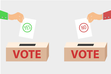 Vote. Yes or no