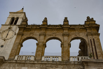 Fototapeta na wymiar bari veduta centro storico