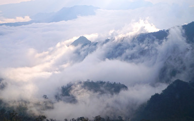 above the clouds, fansipan