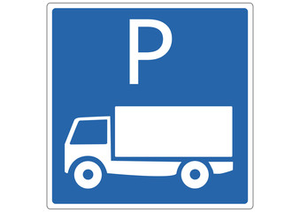 Schild LKW-Parkplatz
