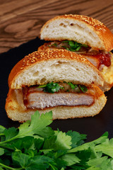 the homemade hamburger