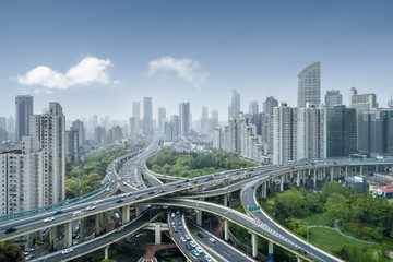 city interchange in shanghai