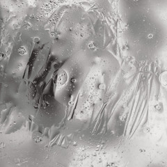 Abstract background of oil mixed with water