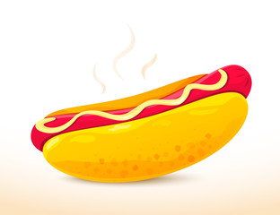 Hot Dog vector illustration