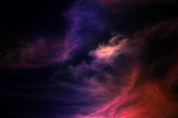 image of cloudy colorful smoke background.