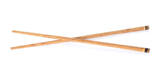 chopsticks isolated on white background.
