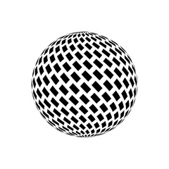 Logo design. Round shape. Vector illustration.