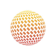 Logo design. Round shape. Vector illustration.