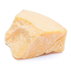 piece of parmesan or parmigiano cheese