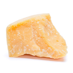 piece of parmesan or parmigiano cheese