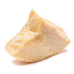 piece of parmesan or parmigiano cheese