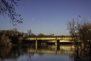 Obraz premium the forks at sunrise