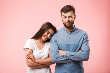 Portrait of a lovely young couple