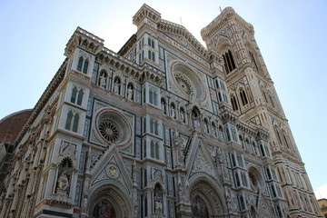 Fototapeta premium Beautiful Florence Cathedral and the clear sky
