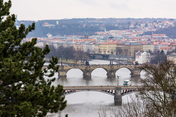 Naklejka premium Prag Brücken