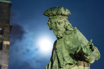 Obraz premium Statue auf Karlsbrücke