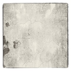 Obraz na płótnie Canvas Grunge sepia cracked wall for frame or background.