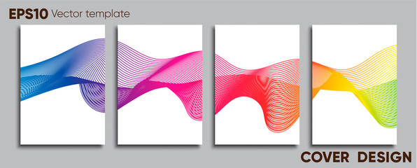 Creative colored cover. Cover design.