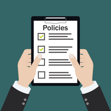 policies board company policy check list