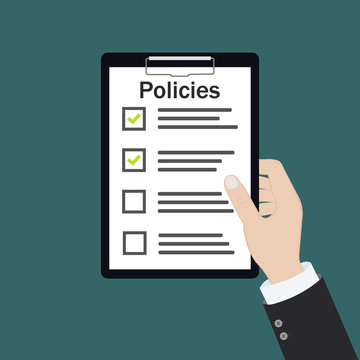 policies board company policy check list