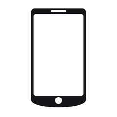 Smartphone icon, mobile phone vector illustration.