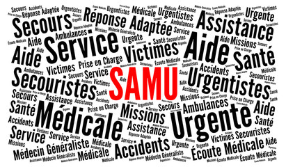 SAMU nuage de mots