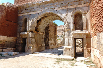 Historical Stone Walls and Doors of Iznik