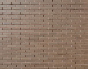 New brown brick wall