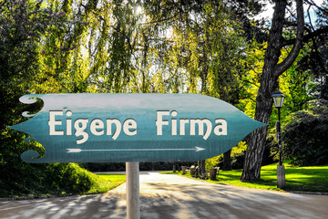 Schild 254 - Eigene Firma