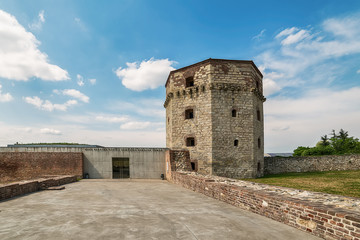 Fototapeta na wymiar Belgrade, Serbia April 24, 2018: Nebojsa Tower in Belgrade. Artillery canon fortress from medieval times now museum in Belgrade, Serbia.