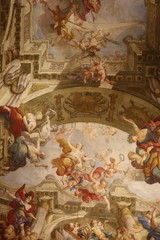 Obraz premium Fresque religieuse du Palais Kinský à Vienne