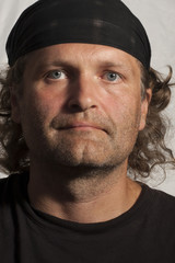 Portrait of a man close up